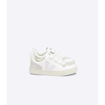 Kids' Veja V-10 CWL Shoes White | ZA 781SGL